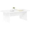 Kavos staliukas Balta 93 x 53 x 33 cm Apdirbta mediena