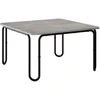 Kavos staliukas Betono pilka 100 x 100 x 45 cm Apdirbta mediena