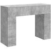 Kavos staliukas Betono pilka 102 x 35 x 75 cm Apdirbta mediena