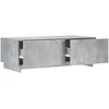 Kavos staliukas Betono pilka 102 x 50,5 x 35 cm