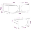 Kavos staliukas Betono pilka 102 x 50,5 x 35 cm