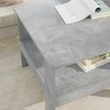Kavos staliukas Betono pilka 57 x 55 x 45 cm Apdirbta mediena