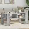 Kavos staliukas Betono pilka 92 x 49,5 x 45 cm Apdirbta mediena
