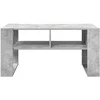 Kavos staliukas Betono pilka 92 x 49,5 x 45 cm Apdirbta mediena
