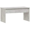 Kavos staliukas, betono pilkas, 102x50,5x52,5cm, mediena