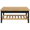 VidaXL Kavos staliukas EKAI Juoda 100 x 60 x 45,5 cm