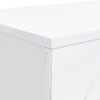 Kavos staliukas Itin blizgi balta 102 x 35 x 75 cm