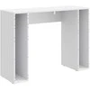 Kavos staliukas Itin blizgi balta 102 x 35 x 75 cm