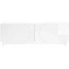 Kavos staliukas Itin blizgi balta 102 x 50,5 x 35 cm