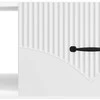 Kavos staliukas Itin blizgi balta 90 x 50 x 37 cm