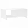 Kavos staliukas Itin blizgi balta 95 x 50,5 x 35 cm