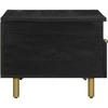 kavos staliukas juodas 80x54x40 cm Engineered Wood