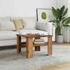 kavos staliukas Old Wood 60x60x42 cm Engineered Wood