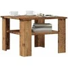 kavos staliukas Old Wood 60x60x42 cm Engineered Wood