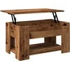 kavos staliukas Old Wood 79x49x41 cm Engineered Wood