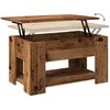 kavos staliukas Old Wood 79x49x41 cm Engineered Wood