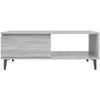 Kavos staliukas, pilkas ąžuolo, 90x60x35cm, apdirbta mediena