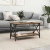 Kavos staliukas Sena mediena 80 x 45 x 45.5 cm Apdirbta mediena