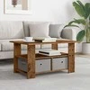 Kavos staliukas Senas medis 77 x 55 x 42 cm Apdirbta mediena