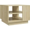 Kavos staliukas, sonoma ąžuolo, 55x55x43cm, apdirbta mediena