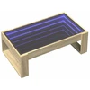 Kavos staliukas su Infinity LED lemputėmis, ąžuolo, 90x53x30cm