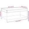 Kavos staliukas su Infinity LED lemputėmis, ąžuolo, 90x50x41cm