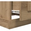 Kavos staliukas su stalčių Amatininkų ąžuolas 50 x 50 x 35 cm