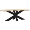 Kavos staliuko koja, voro formos, juoda, 98x58x(42-43) cm, plienas