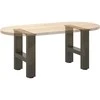 Kavos staliuko kojelės, 2 vnt., 30x(30-31) cm, natūralus plienas