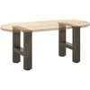 Kavos staliuko kojelės, 2 vnt., 40 x (30-31) cm, natūralus plienas