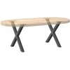 Kavos staliuko kojelės, 2 vnt., antracito spalvos, 60x(42-43) cm, plienas