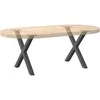 Kavos staliuko kojelės, 2 vnt., antracito spalvos, 50x(42-43) cm, plienas