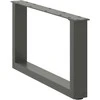 Kavos staliuko kojelės, U formos, 2 vnt., 70x(30-31)cm