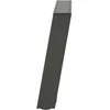 Kavos staliuko kojelės, 2 vnt., antracito spalvos, 60x(42-43) cm, plienas