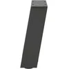 Kavos staliuko kojelės, 2 vnt., antracito spalvos, 30x(30-31) cm, plienas