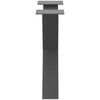 Kavos staliuko kojelės, 2 vnt., antracito spalvos, 50x(42-43) cm, plienas