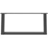 Kavos staliuko kojelės, U formos, 2 vnt., 60x(30-31)cm