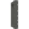 Kavos staliuko kojelės, 2 vnt., antracito spalvos, 40x(30-31) cm, plienas, U formos