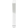 Kavos staliuko kojelės, 2 vnt., baltos, 50x(42-43,3) cm, plienas