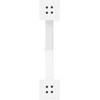 Kavos staliuko kojelės, 2 vnt., baltos, 60x(30-31) cm, plienas, X formos