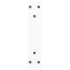 Kavos staliuko kojelės, 2 vnt., baltos, 40x(30-31,3) cm, plienas