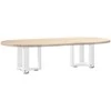 Kavos staliuko kojelės, 2 vnt., baltos, 30x25x(30-31) cm, plienas, T formos