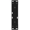 Kavos staliuko kojelės, 2 vnt., juodos, 38x(42-43,3) cm, plienas