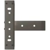 Kavos staliuko kojelės, 2 vnt., juodos, 38x25x(42-43) cm, plienas