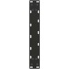 Kavos staliuko kojelės, 2 vnt., juodos, 30x(30-31) cm, plienas, U formos