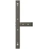 Kavos staliuko kojelės, 2 vnt., juodos, 70x25x(42-43) cm, plienas
