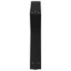Kavos staliuko kojelės, 2 vnt., juodos, 60x(30-31,3) cm, plienas