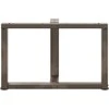 Kavos staliuko kojelės, 2 vnt., juodos, 60x25x(42-43) cm, plienas