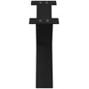 Kavos staliuko kojelės, 2 vnt., juodos, 70x(30-31) cm, plienas, X formos