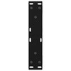 Kavos staliuko kojelės, 2 vnt., juodos, 40x(30-31,3) cm, plienas